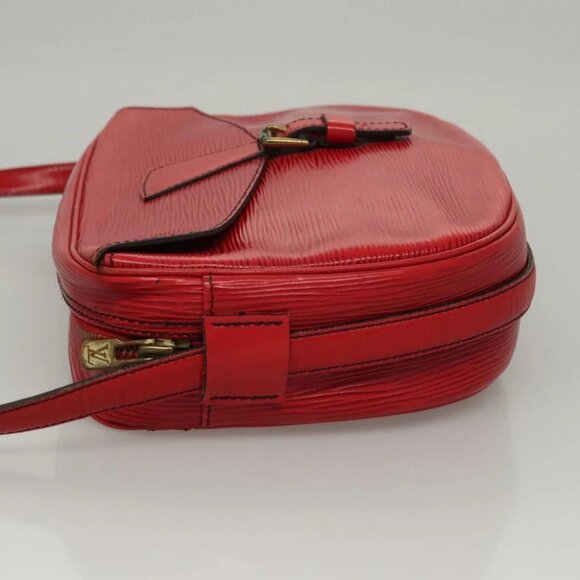 LOUIS VUITTON Epi Jeune Fille MM Shoulder Bag Red M52157 LV Auth BA1322 - Picture 5 of 15